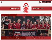 Tablet Screenshot of campforestfc.com